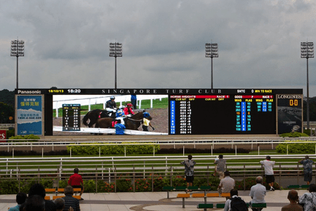  A corrida de cavalos termina em Cingapura com o encerramento do percurso final